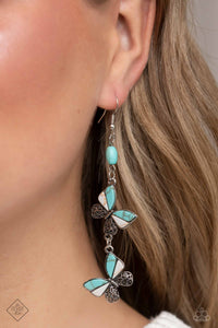 Spirited Soar - Blue Earrings Fashion Fix 01/2023