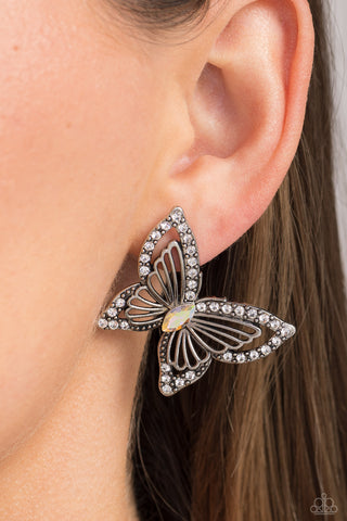 Wispy Wings - Multi Earrings Butterfly