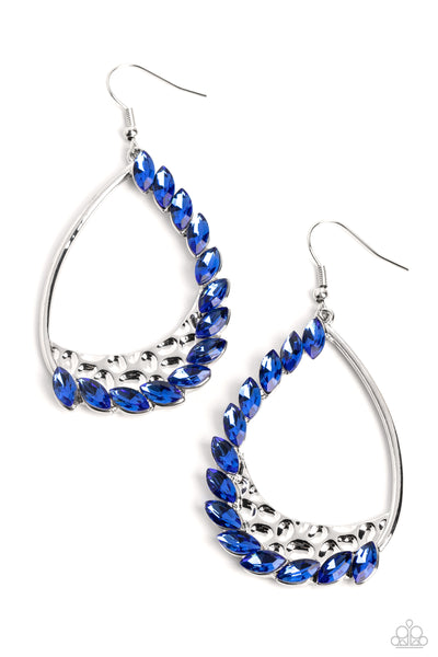 Looking Sharp - Blue Earrings