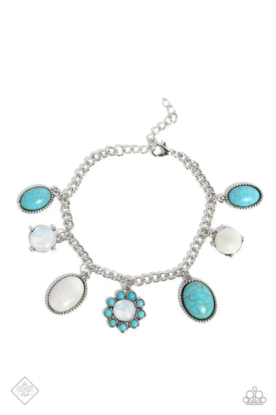 Cowboy Charm - Blue Bracelet Fashion Fix 03/2023