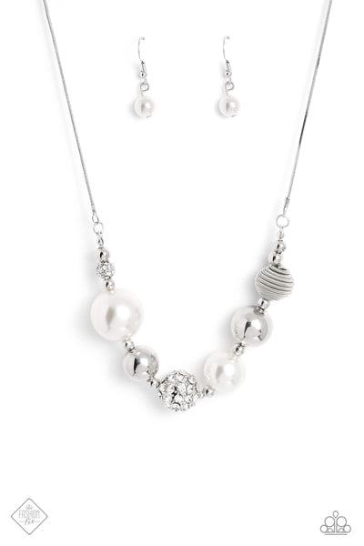 Caliber Choreographer - White Necklace Pearl Fashion Fix 04/2023