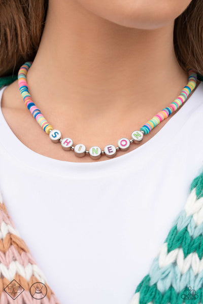 Psychedelic Glow - Multi Necklace Fashion Fix 04/2023