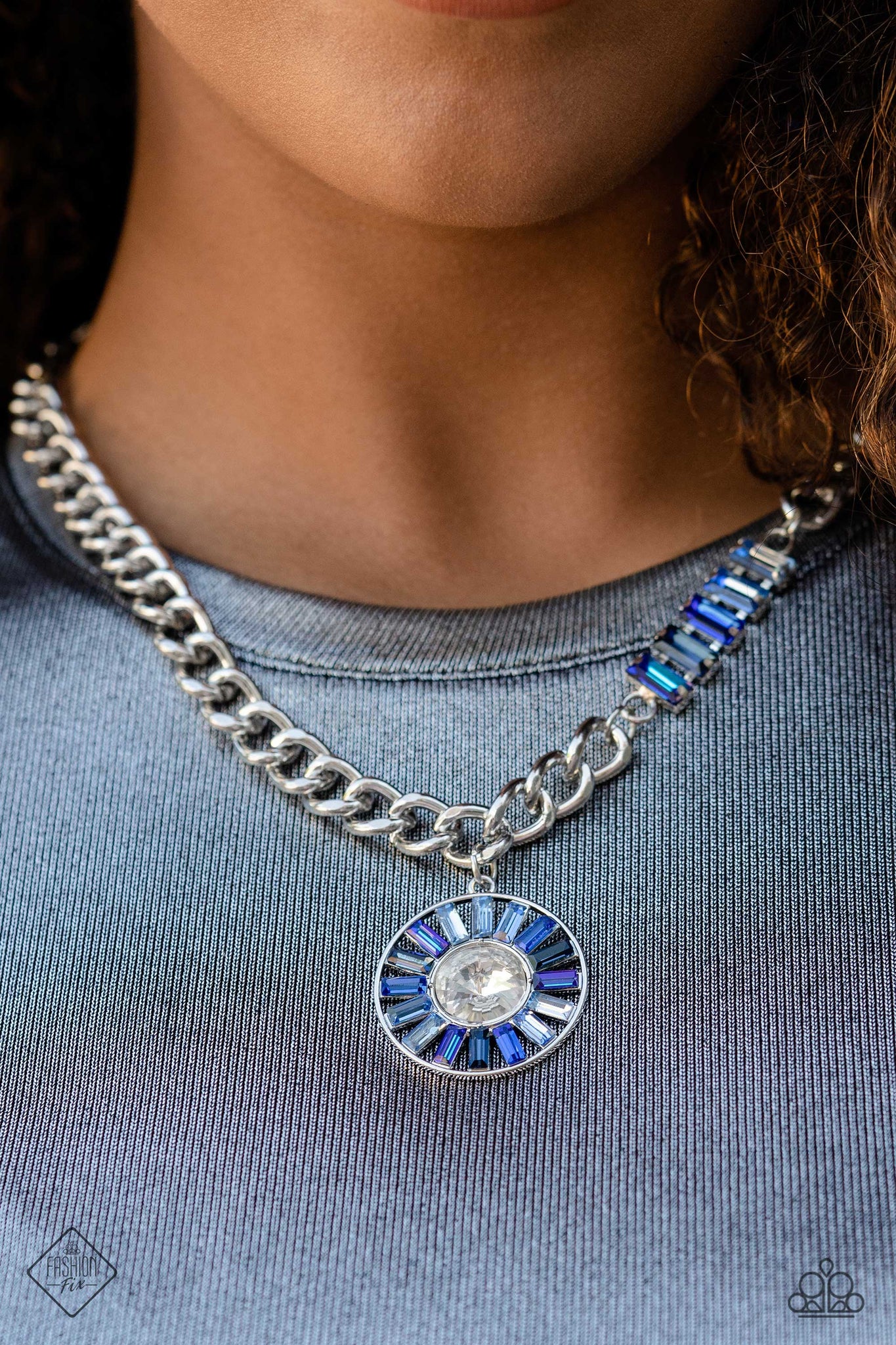 Tiered Talent - Blue Necklace  Fashion Fix 07/2023