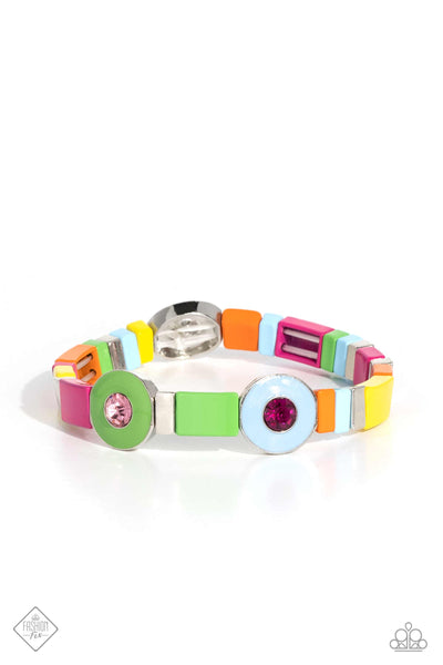 Colorblock Cameo - Multi Bracelet Fashion Fix 05/2023