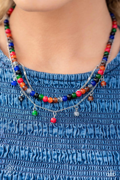 BEAD All About It - Red Necklace Fashion Fix 08/2023