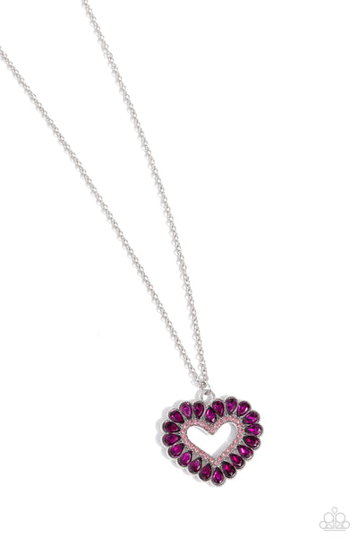 FLIRT No More - Pink Necklace Heart