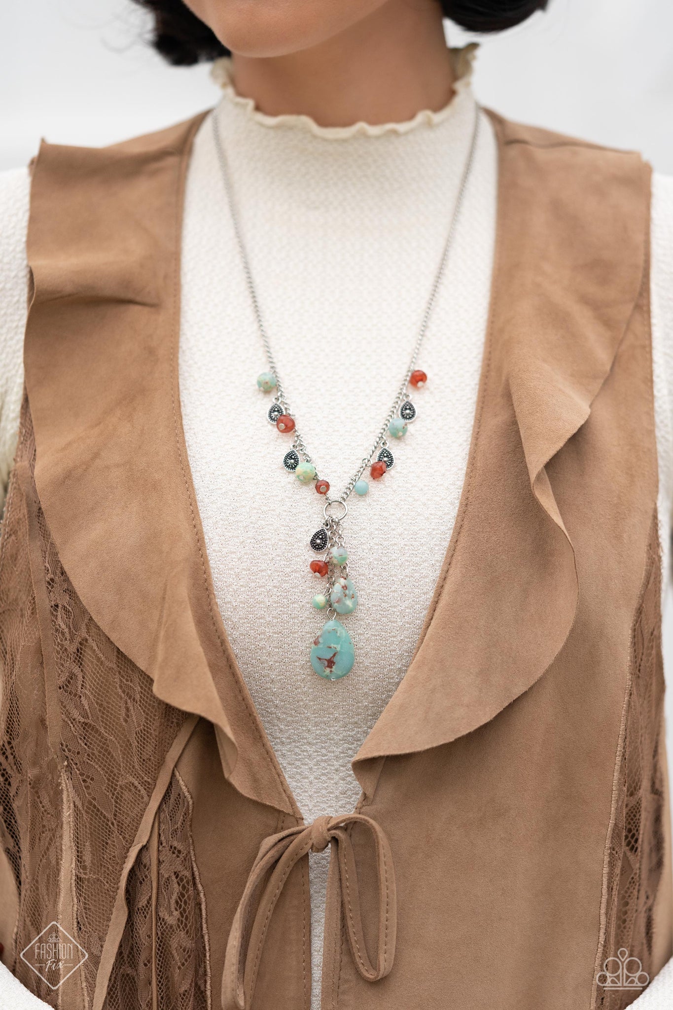 Notably Natural - Blue Necklace Fashion Fix 07/2023