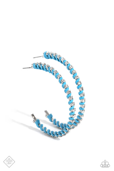 Put a STRING on It - Blue Earrings Fashion Fix 09/2023