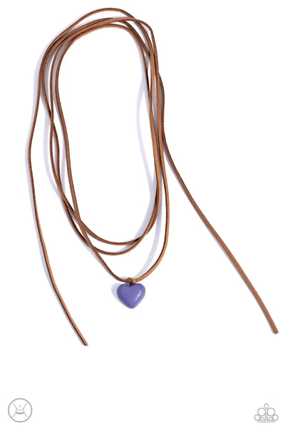 Wanderlust Wardrobe - Blue Necklace Heart