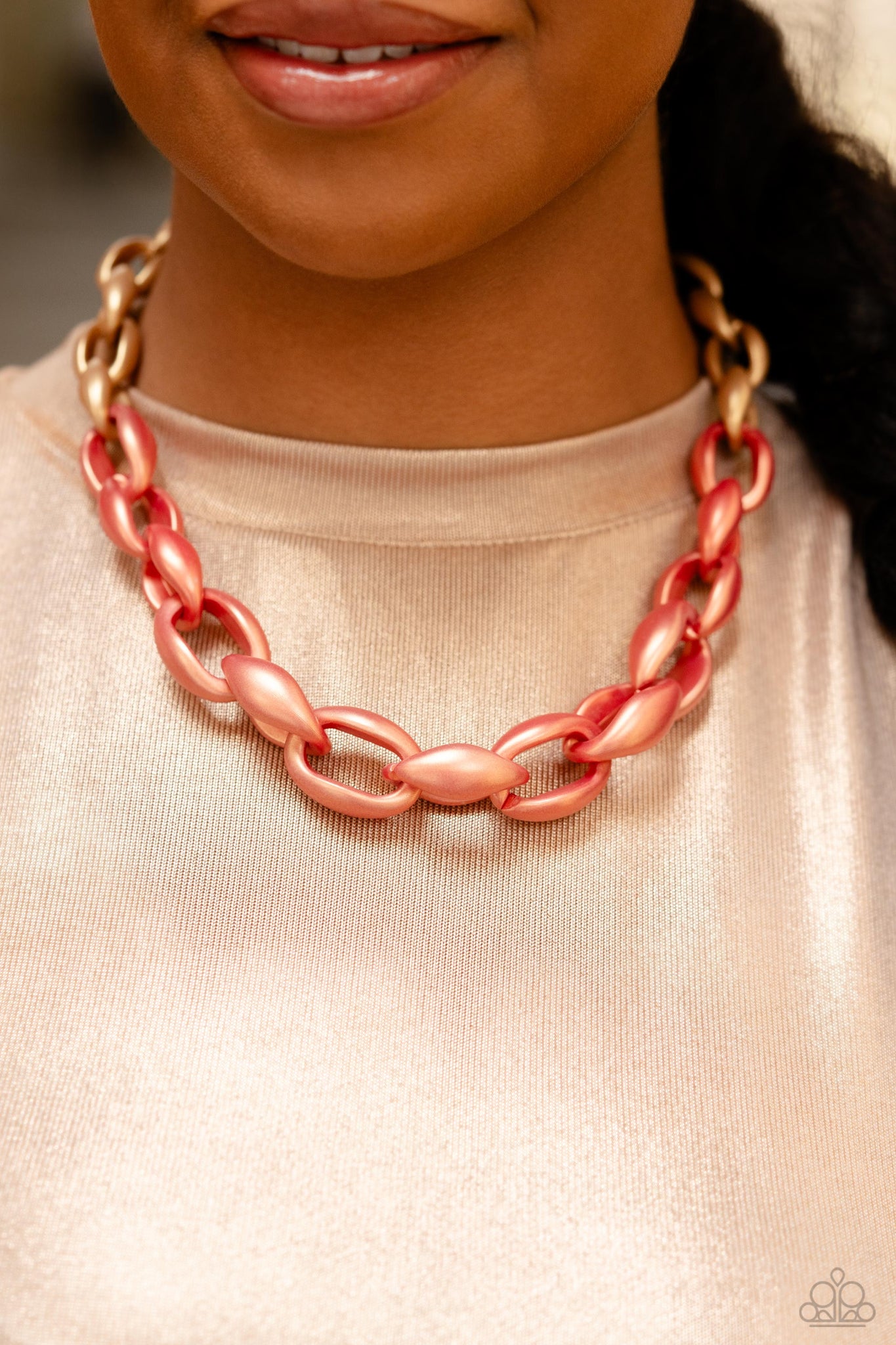 Statement Season - Orange Necklace