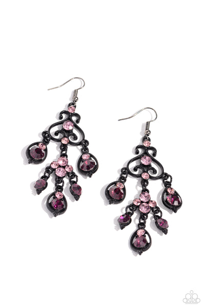 Regal Renovation - Purple Earrings