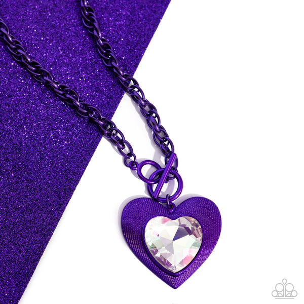 Modern Matchup - Purple Necklace Heart LOP 03/2024