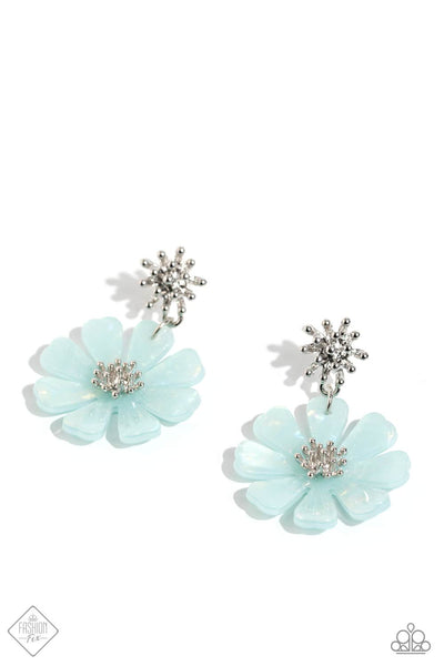 Poetically Pastel - Blue Earring Fashion Fix 03/2024