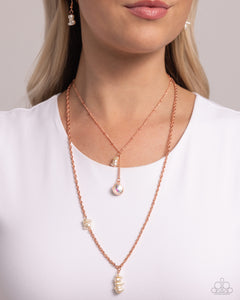 Leisurely Layered - Copper Necklace