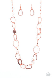 Metro Nouveau - Copper necklace