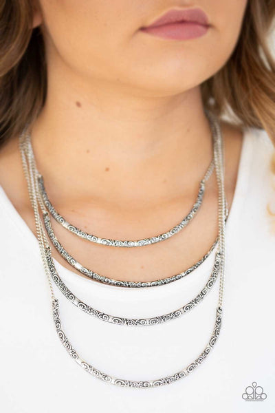 It Will Be Over MOON - Silver necklace