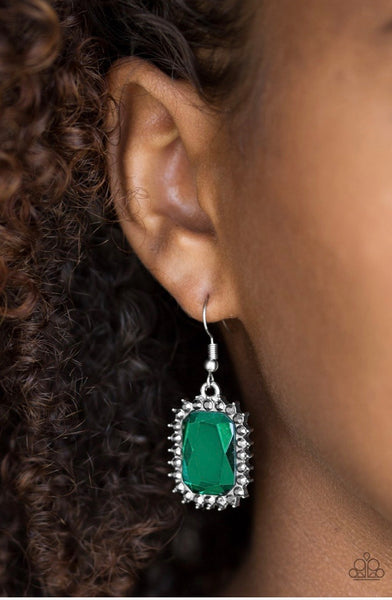 Downtown Dapper Green Earring