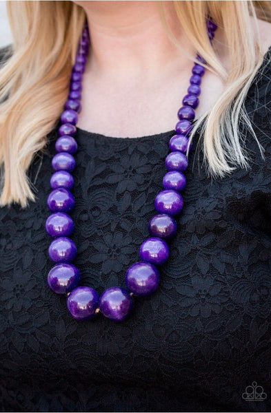 Effortlessly Everglades - Purple necklace