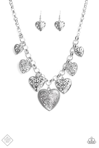 Love Lockets silver necklace