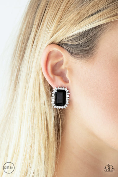 Insta Famous - Black earrings