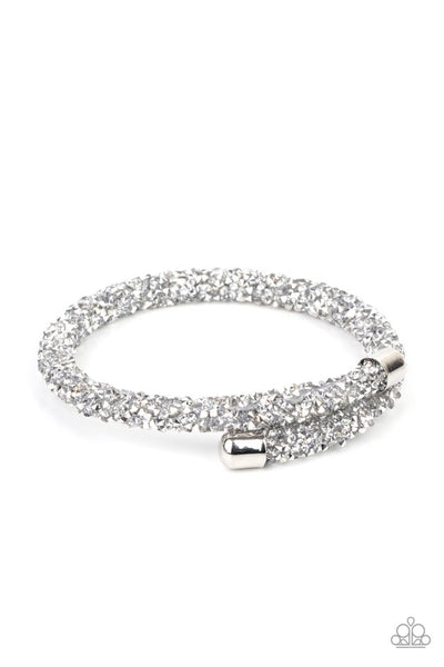 Roll Out The Glitz Silver Bracelet LOP AUGUST