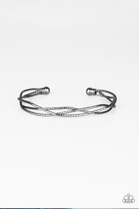 Twist Of The Wrist - Black gunmetal  bracelet