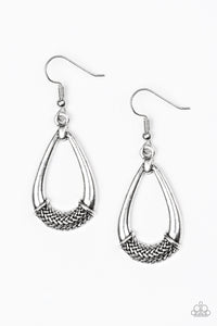 Trending Texture - Silver earrings